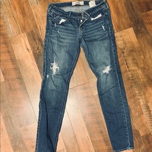 Distressed hollister jeans